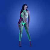 Radiant Allure - Glow UV-Reactive Bodystocking Bras and Bra Sets
